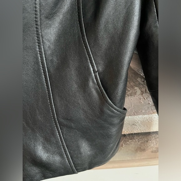 IZOD Vintage Genuine Leather Women’s Jacket size Large - Picture 5 of 12